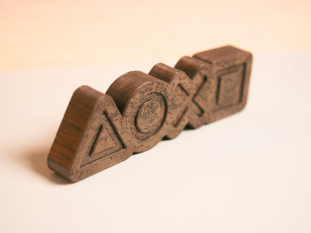UPLVL Gaming PlayStation Button Symbols Decor - Free 3D Print STL & 3DMF File for Your Gaming Setup UPLVL Gaming