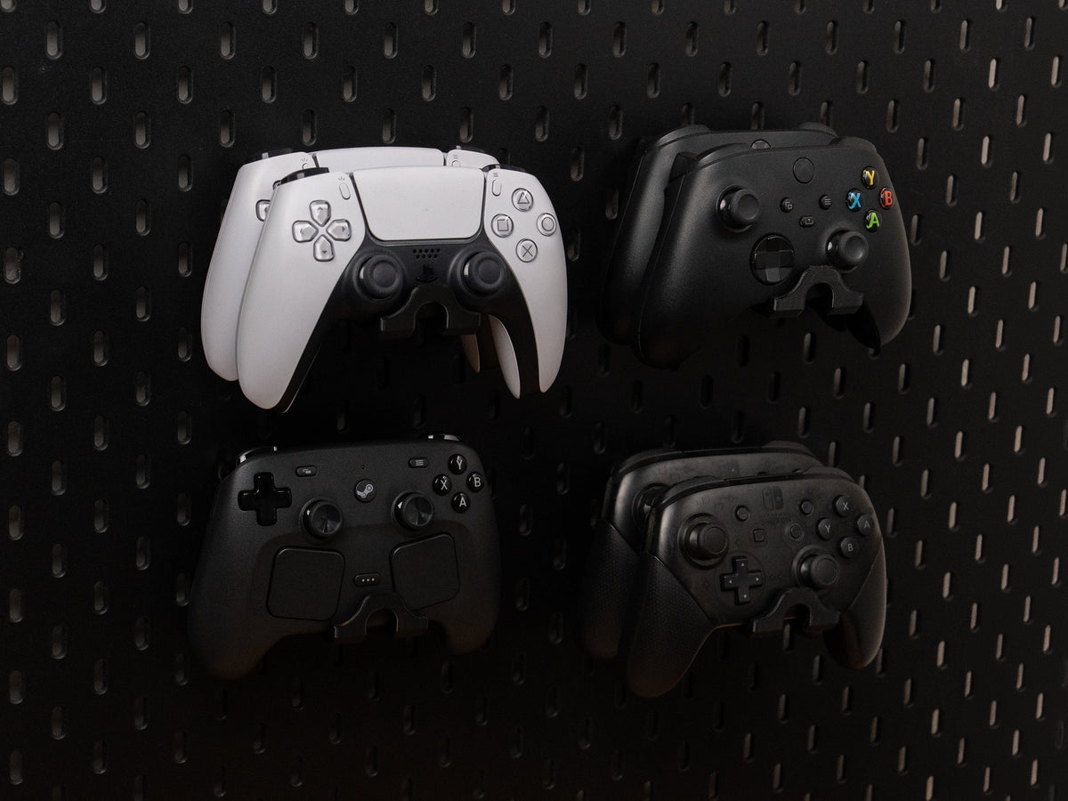 UPLVL Gaming SaveSlot IKEA SKADIS Controller Holder for PS5, Xbox and Switch Pro UPLVL Gaming