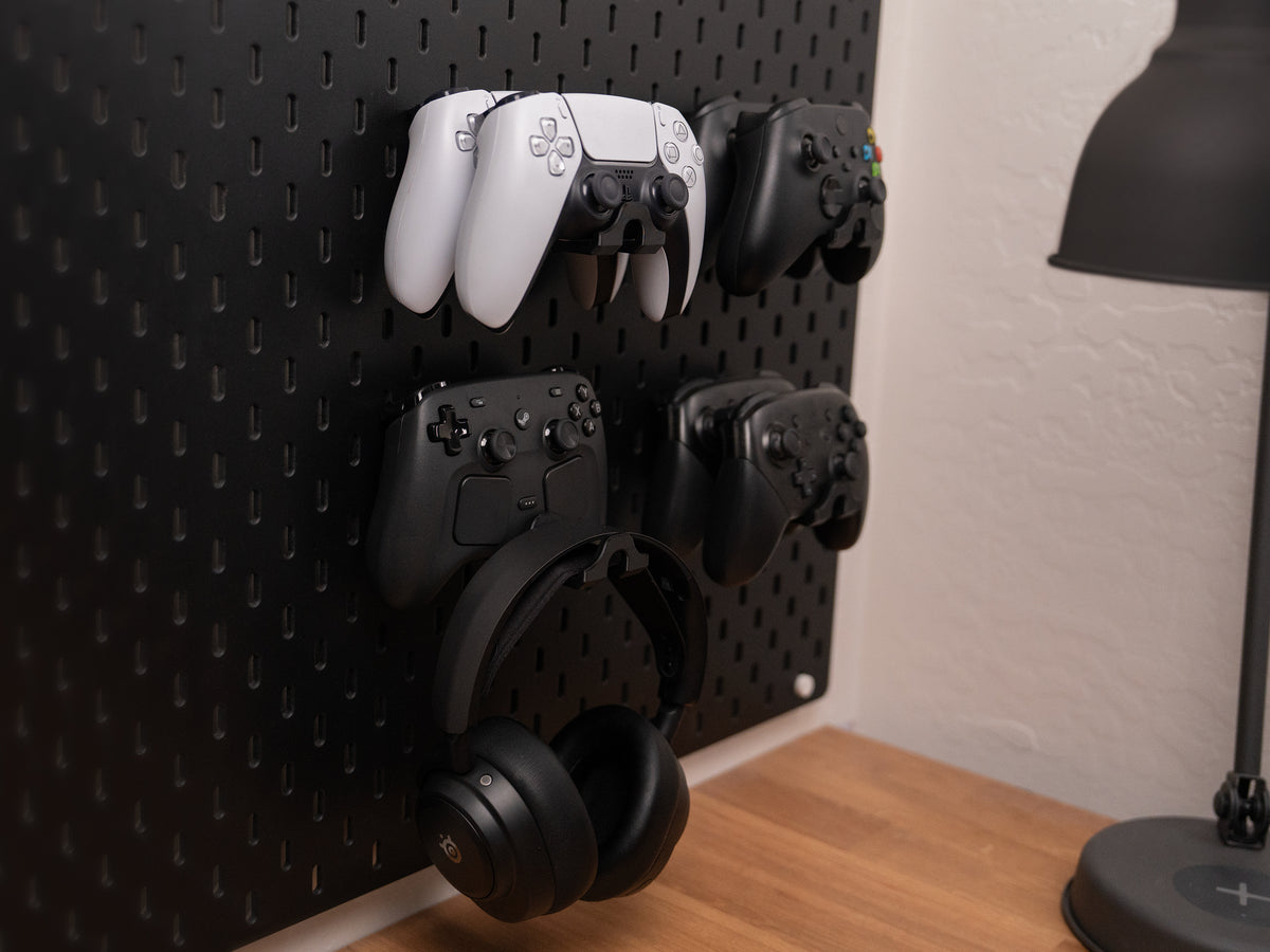 UPLVL Gaming SaveSlot IKEA SKADIS Controller Holder for PS5, Xbox and Switch Pro UPLVL Gaming