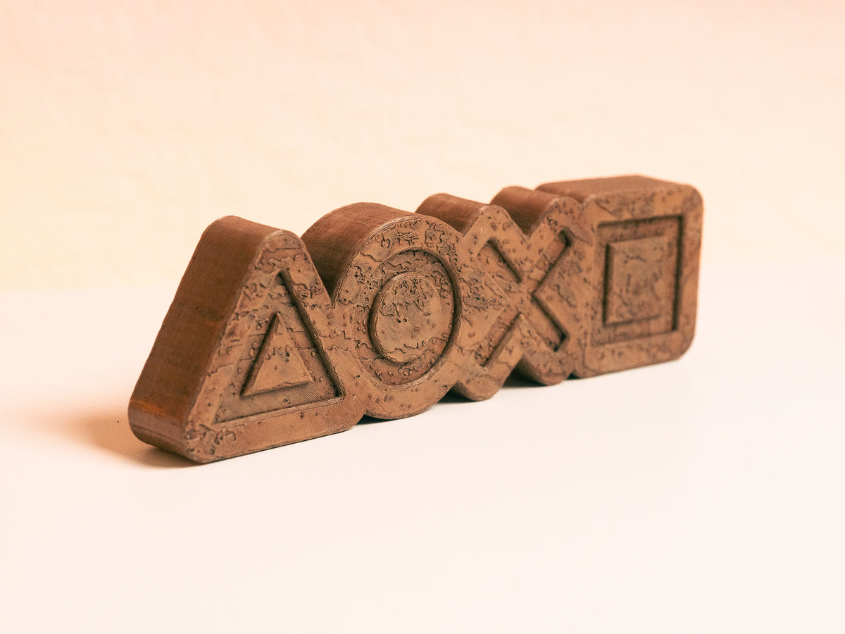 UPLVL Gaming PlayStation Button Symbols Decor - Free 3D Print STL & 3DMF File for Your Gaming Setup UPLVL Gaming